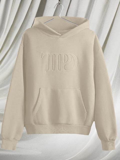 Taylor Swift The Tortured Poets Department Beige Hoodie