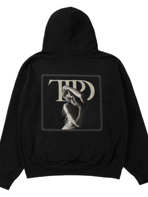 Taylor Swift The Tortured Poets Department Black Hoodie