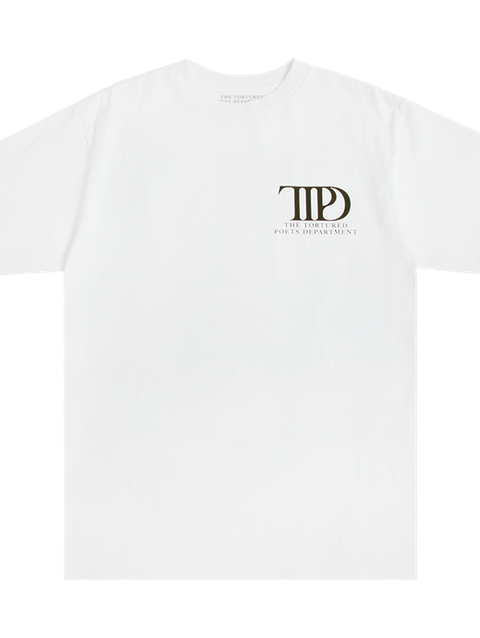 Taylor Swift The Tortured Poets Department White T-Shirt