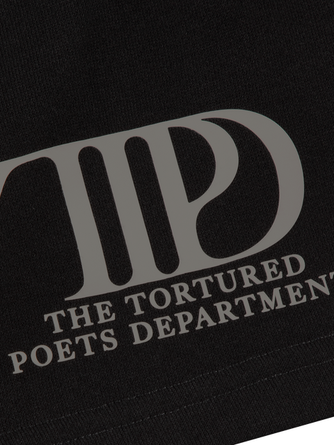 Taylor Swift The Tortured Poets Department Black Shorts