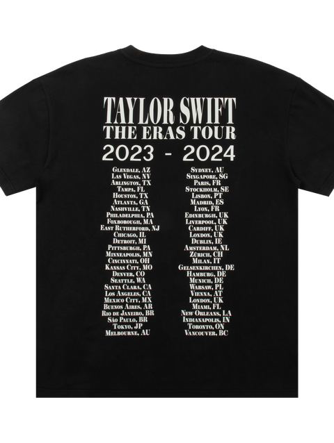 Taylor Swift | The Eras Tour II Black T-Shirt