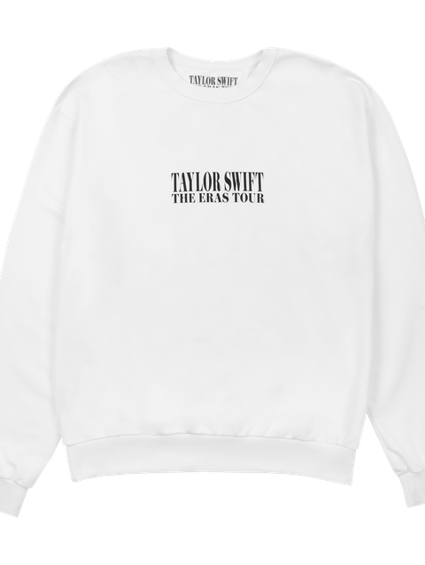 Taylor Swift | The Eras Tour White Crewneck