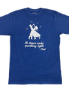 Taylor Swift Christmas Tree Farm Blue T-Shirt