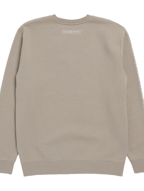 Taylor Swift The Tortured Poets Department Beige Crewneck