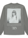 Taylor Swift The Tortured Poets Department Gray Photo Long Sleeve T-Shirt