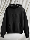 Taylor Swift TTPD Black Embossed Hoodie