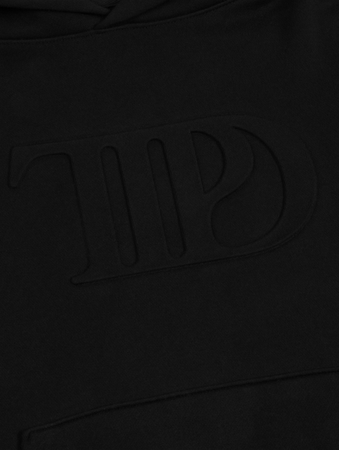 Taylor Swift TTPD Black Embossed Hoodie