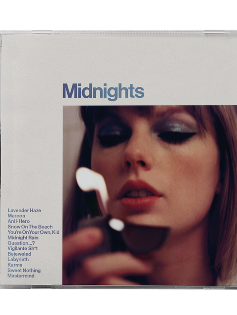 Taylor Swift Midnights: Moonstone Blue Edition CD (Clean)