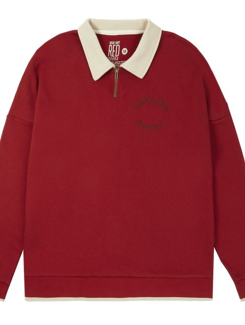 Taylor Swift Red (Taylor's Version) I Remember It All Too Well Zip Polo