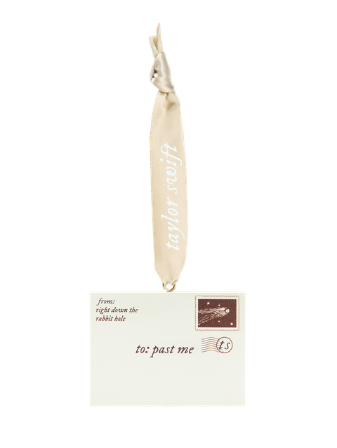 Taylor Swift Down The Rabbit Hole Envelope Ornament