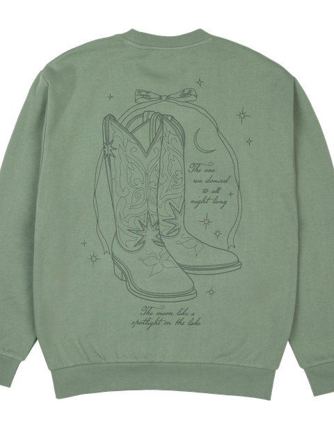 Taylor Swift Self-Titled Danced All Night Long Kanga Pocket Crewneck