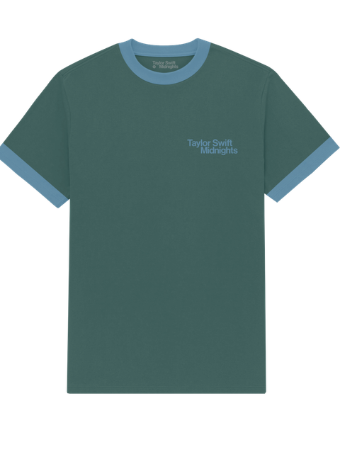 Taylor Swift Midnights Green Ringer T-Shirt