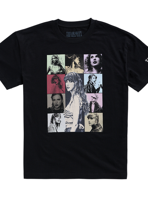 Taylor Swift | The Eras Tour US Dates Black T-Shirt