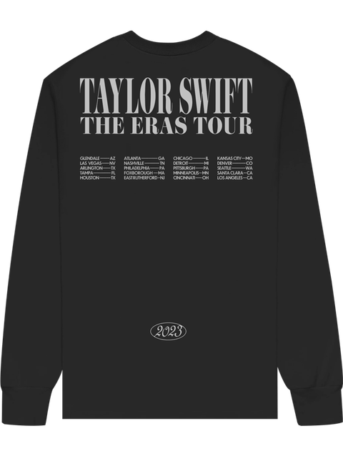 Taylor Swift | The Eras Tour Collage Black Long Sleeve