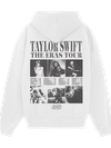 Taylor Swift | The Eras Tour Collage White Hoodie