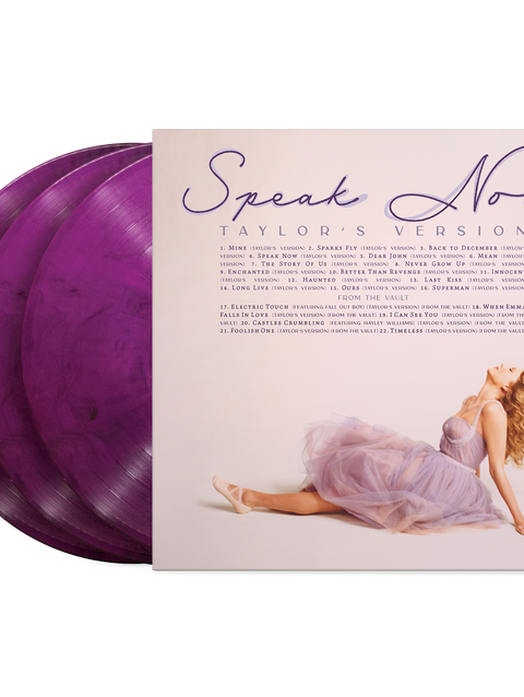 Taylor Swift Speak Now (Taylor's Version) 3LP Orchid Marbled Vinyl