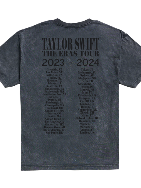 Taylor Swift | The Eras International Tour Mineral Wash Gray T-Shirt