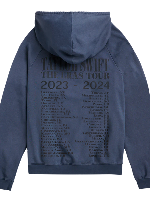 Taylor Swift | The Eras International Tour Washed Blue Hoodie