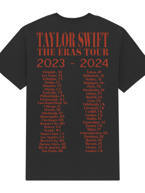 Taylor Swift | The Eras Tour Photo Black T-Shirt