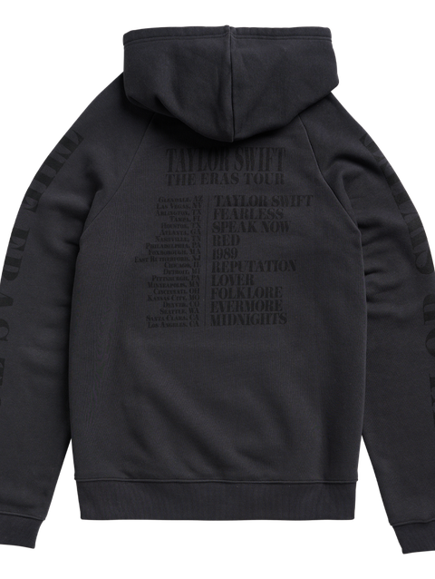 Taylor Swift | The Eras Tour US Dates Black Hoodie