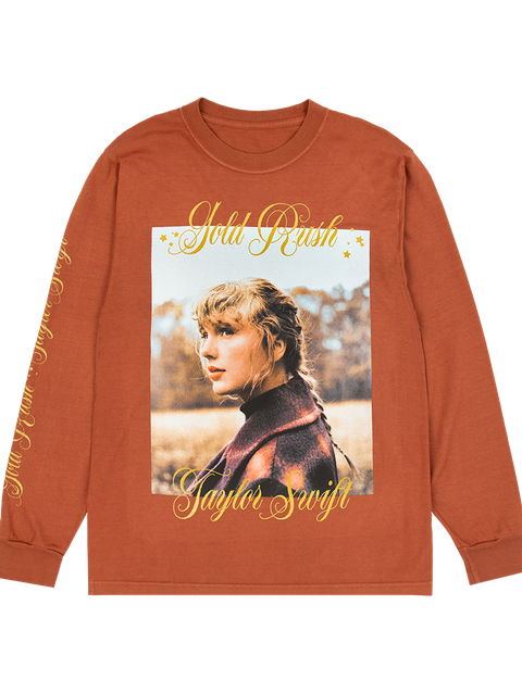 Taylor Swift evermore Gold Rush Longsleeve T-Shirt