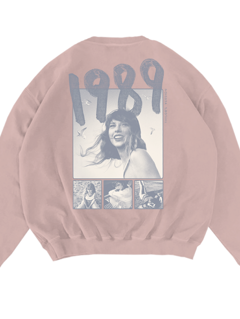 Taylor Swift 1989 (Taylor's Version) Pink Crewneck