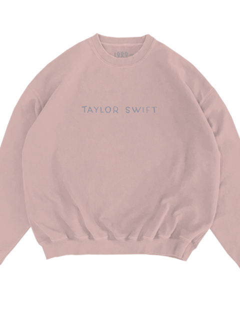 Taylor Swift 1989 (Taylor's Version) Pink Crewneck