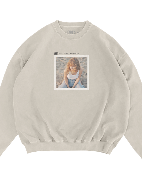 Taylor Swift 1989 (Taylor's Version) Beige Crewneck