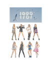 Taylor Swift 1989 (Taylor's Version) Eras Puffy Stickers