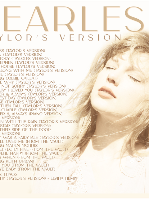 Taylor Swift Fearless (Taylor's Version) vinyl