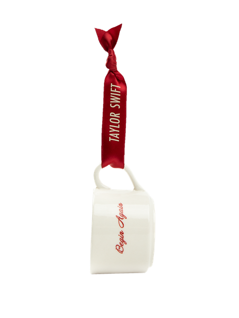 Taylor Swift Red (Taylor's Version) Begin Again Teacup Ornament