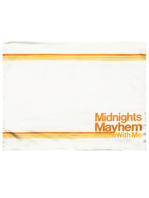 Taylor Swift Midnights Mayhem With Me Satin Pillowcase